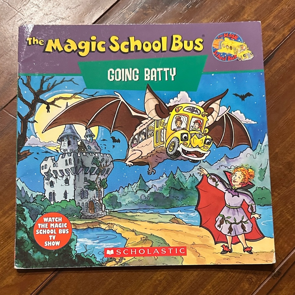 Rare The Magic School Bus Going Batty: A Book About Bats